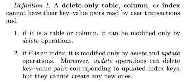 delete-only 的定义