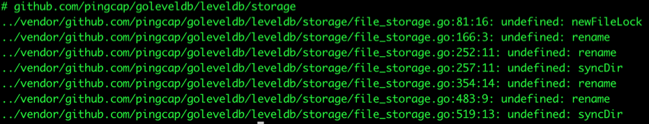 图 4 按照 Golang 官方文档编译（1/2）